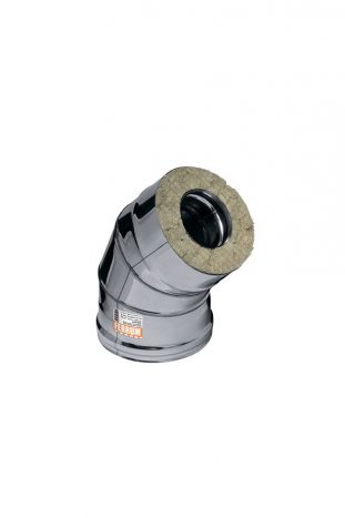 Сэндвич-колено 135° (430/0,8мм+нерж.) D115х200 Ferrum